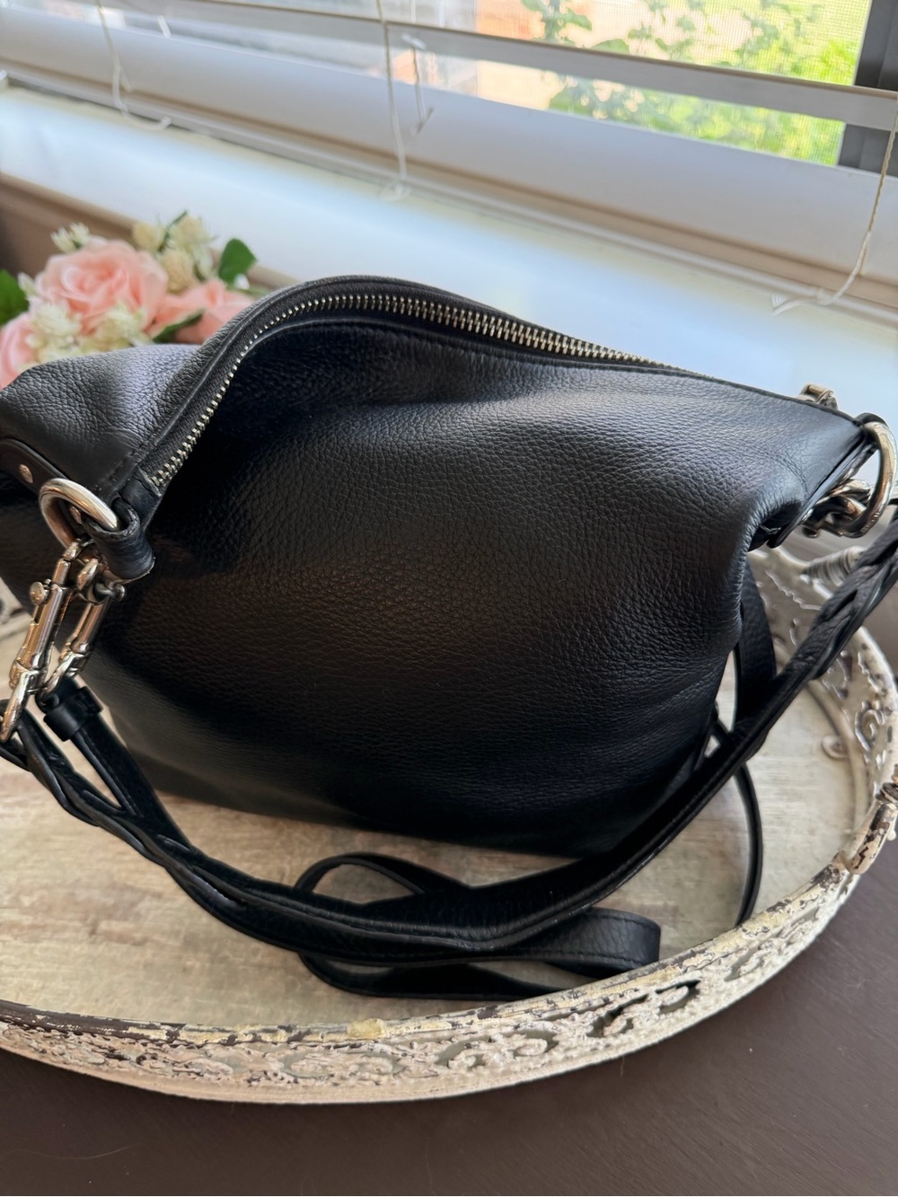 Disney x COACH Mini Abby Duffle Shoulder Bag Bambi Thumper Black Leather - Picture 7 of 16